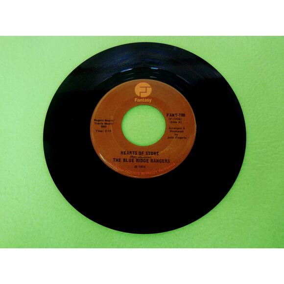 Blue Ridge Rangers John Fogerty Somewhere Listening / Heart of Stone‎ 1973 45rpm - Picture 5 of 6